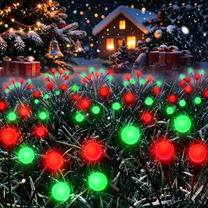 Lighting Christmas Decor - مجموعة من 8 مصابيح 