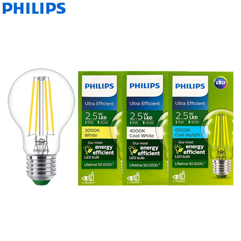 Philips Bulb Led Classic - مصباح فيليبس LED فائق الكفاءة بخيوط