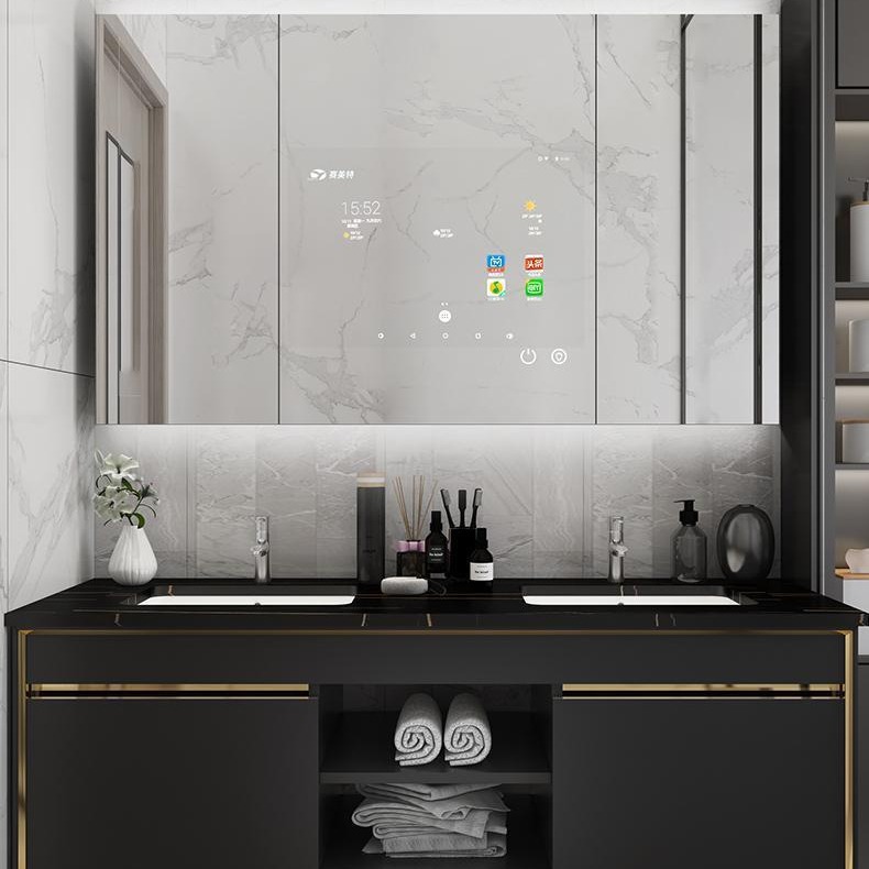 Decor Lighting Cy - مرآة حمام ذكية مخصصة بإضاءة LED