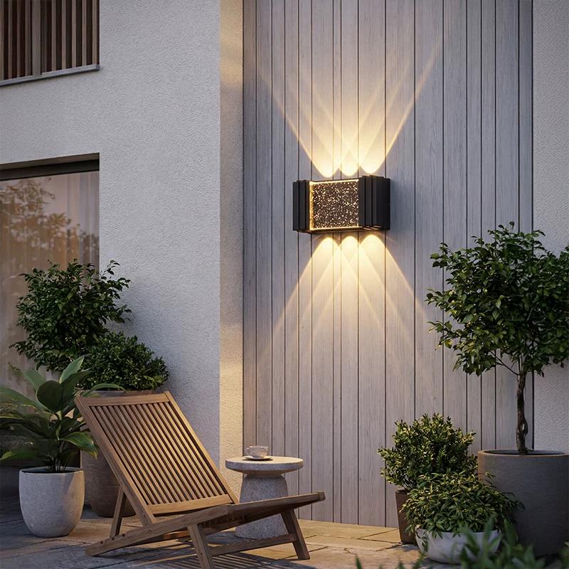 Decor Lighting Cy - مصباح جداري خارجي مقاوم للماء، تصميم