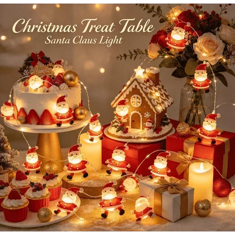 Lighting Christmas Decor - سلسلة أضواء زينة عيد الميلاد بطول
