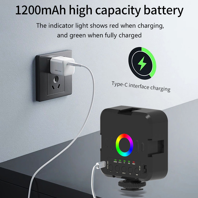 مصباح فيديو LED محمول W70RGB ب - مراجعة Lighting Visual وسعره