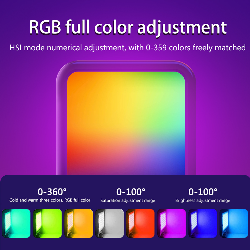 مصباح فيديو LED محمول W70RGB ب - مراجعة Lighting Visual وسعره