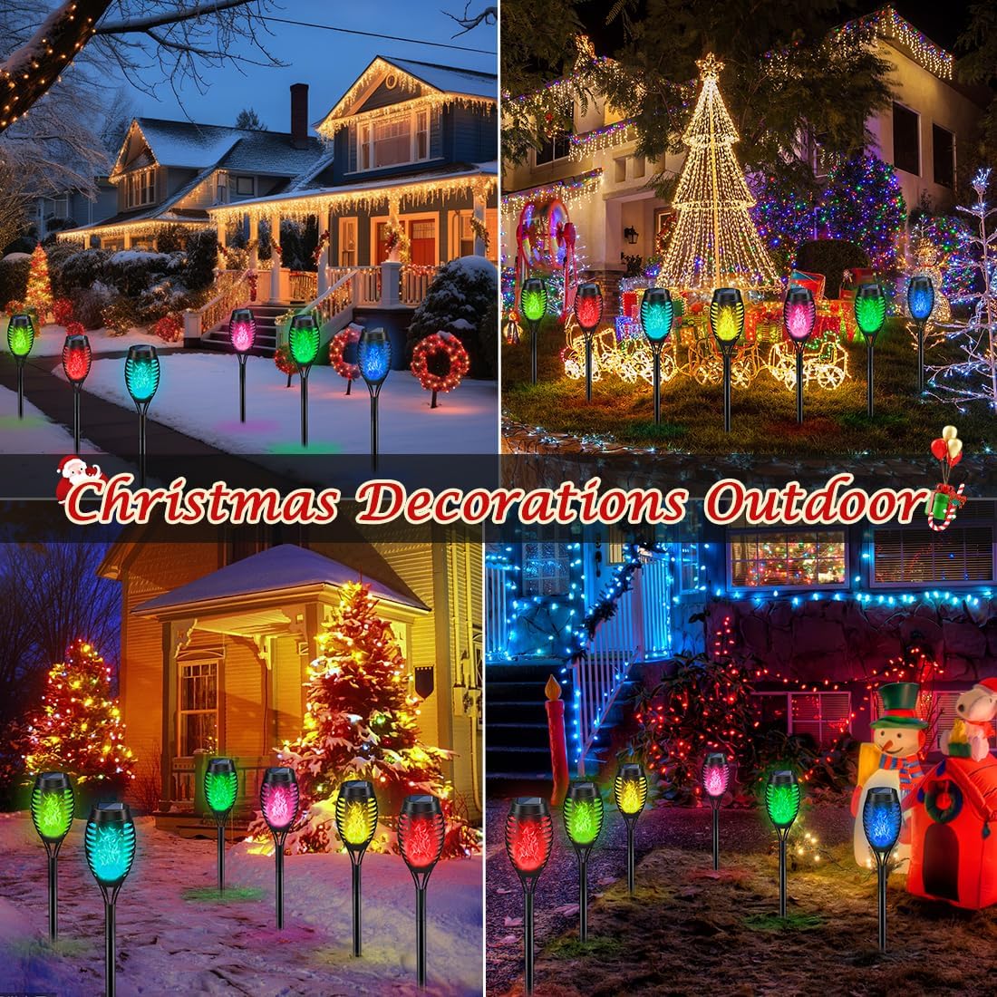 أضواء عيد الميلاد الشمسية للاس - مراجعة Lighting Christmas Decor وسعره