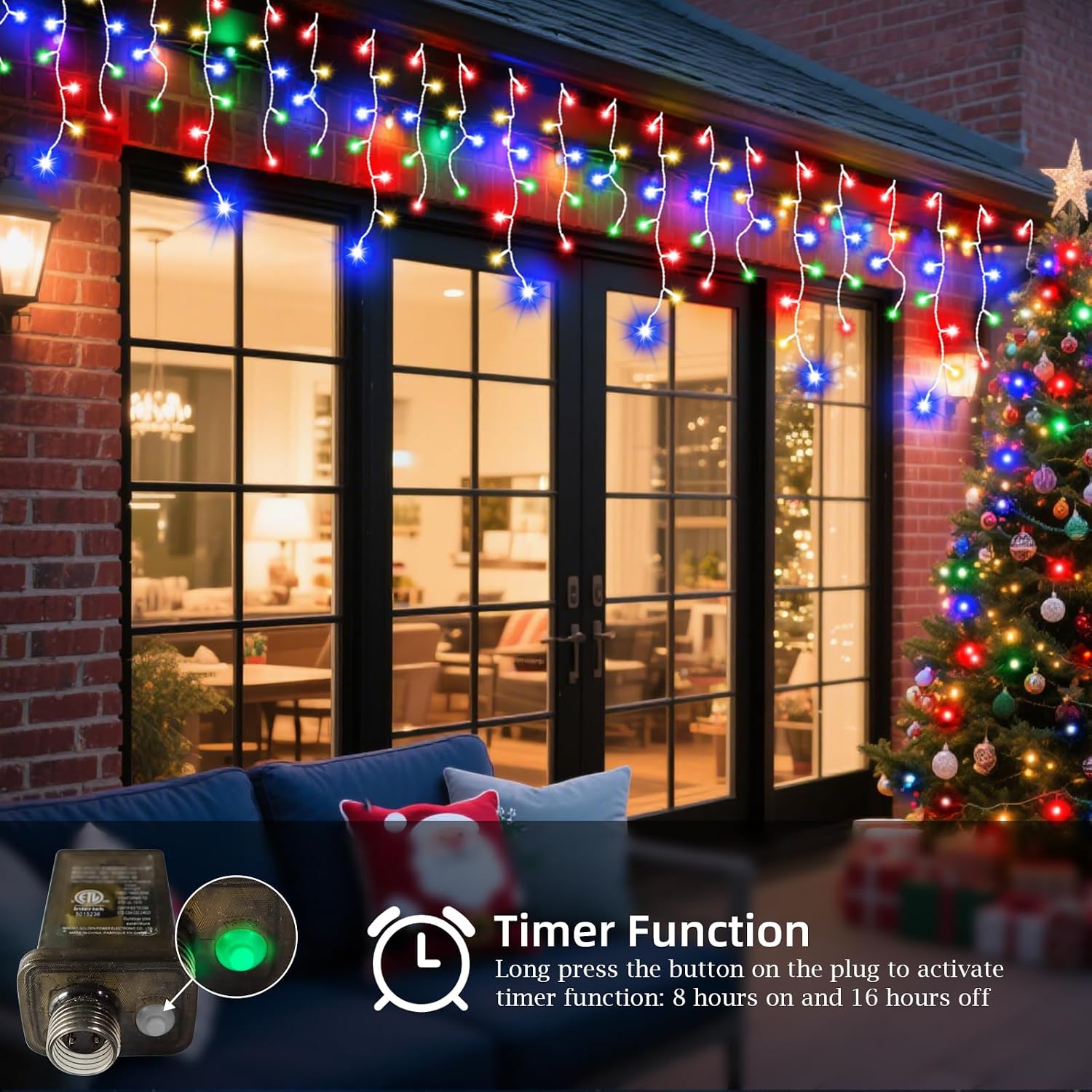 1280 مصباح LED على شكل سلسلة ل - مراجعة Lighting Christmas Decor وسعره