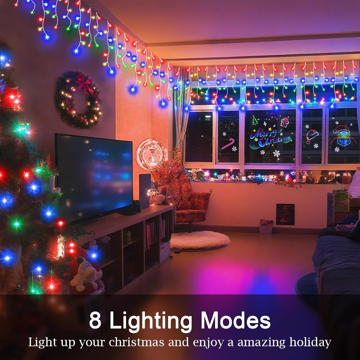 1280 مصباح LED على شكل سلسلة ل - مراجعة Lighting Christmas Decor وسعره