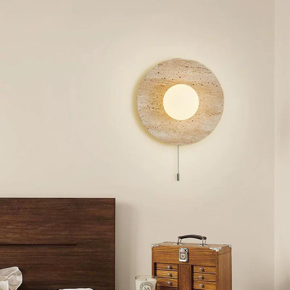 مصباح حائط حجري أصفر بتصميم كه - مراجعة Decor Lighting Cy وسعره