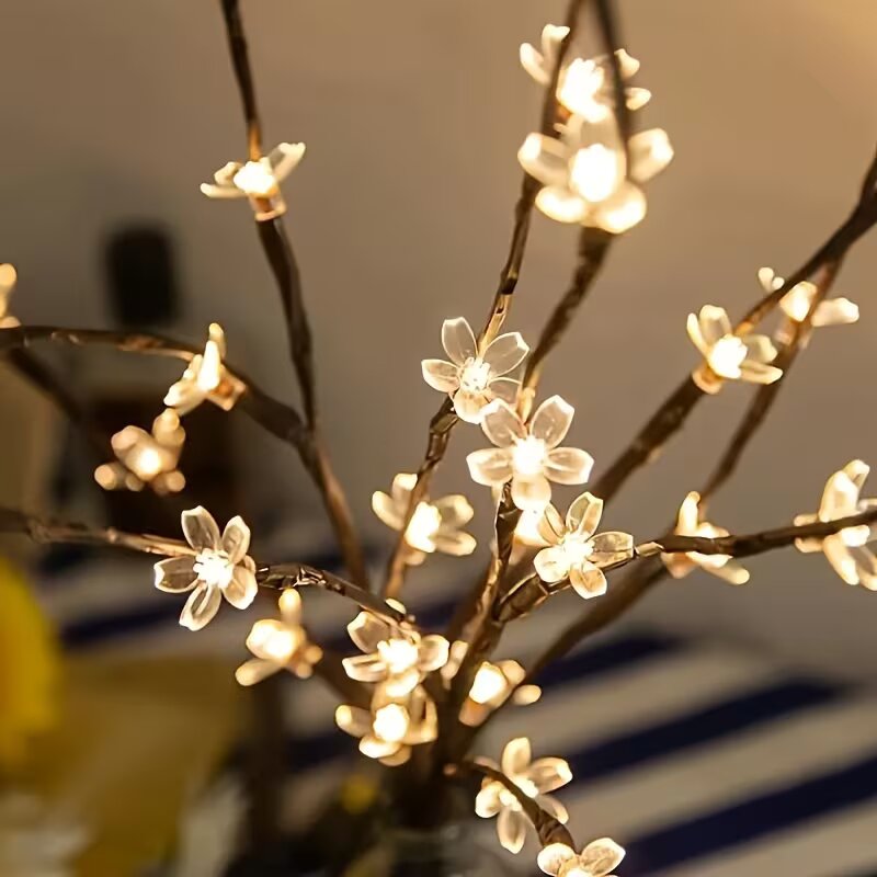 1/2 قطعة إضاءة على شكل فروع شج - مراجعة Lighting Decoration Ideas وسعره