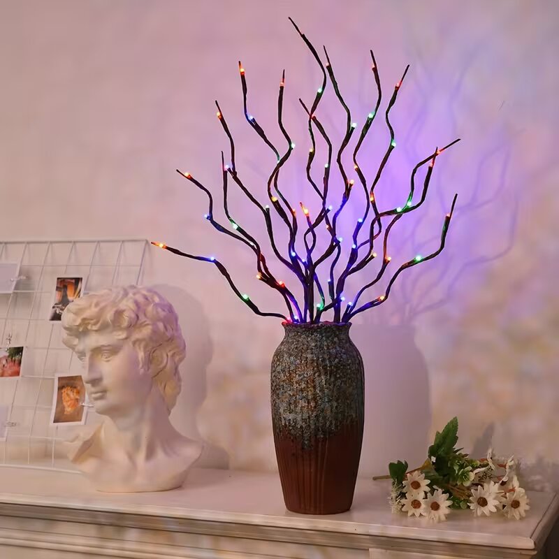 1/2 قطعة إضاءة على شكل فروع شج - مراجعة Lighting Decoration Ideas وسعره