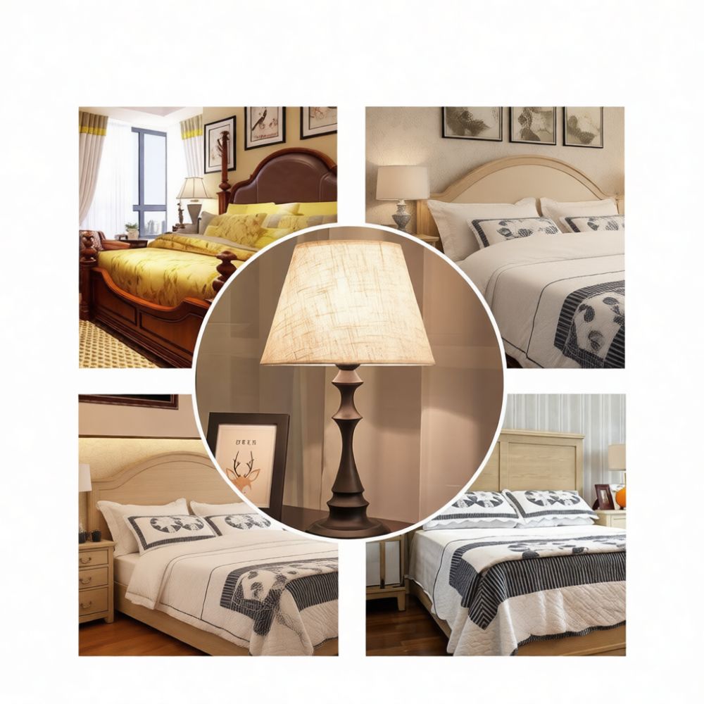 مصباح طاولة زخرفي بتصميم أمريك - مراجعة Lighting Decor Bedroom وسعره
